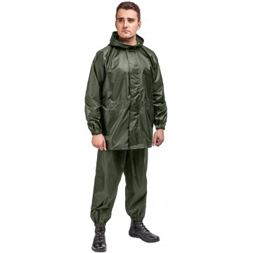 Костюм ветровлагозащитный HELIOS походный, зеленый р.52  T-KS-VVZ-XL-002