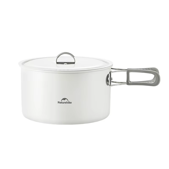 Котелок туристический Naturehike 2,8 л., с керамическим покрытием, белый CNK2450CF013-28L