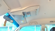 Консоль потолочная для установки р/c Mitsubishi Pajero IV, вырез под р/c 140х40 мм, серая  289