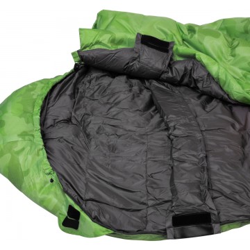 Мешок спальный Premier Fishing 210 х 80 см. (TПК: -10C), пуховый , зеленый, (ТК: 0°C)   PR-SB-210x80-G