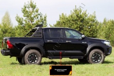 Молдинг на дверь задний правый Русская артель Toyota Hilux 2015-2018 (VIII дорестайлинг)  MT-075132