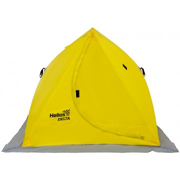 Палатка зимняя двускатная HELIOS DELTA YELLOW, утепленная HS-ISD-Y