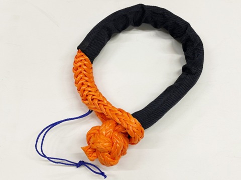 Софт шакл 10 мм/10 т с защитным чулком (Удлиненный) SL-ST-10-OR