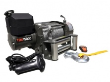 Лебедка автомобильная 4REVO 15000 12V со стальным тросом  4R-W150A-12