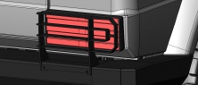 Защита задней оптики KDT 18053 Mercedes-Benz G-класс
