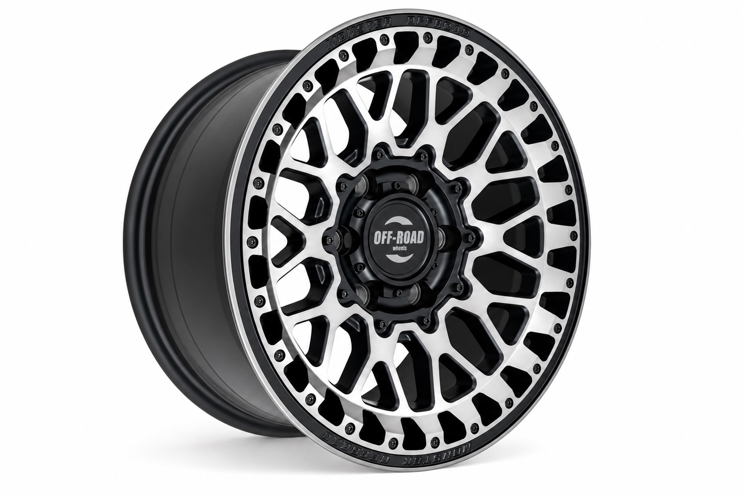 Фото колёсного диска: Диск литой черный матовый 6x139,7 8,5xR17 d106,1 ET+20 (продаются по 4 шт.) FF2131-1785-63906BRE+20