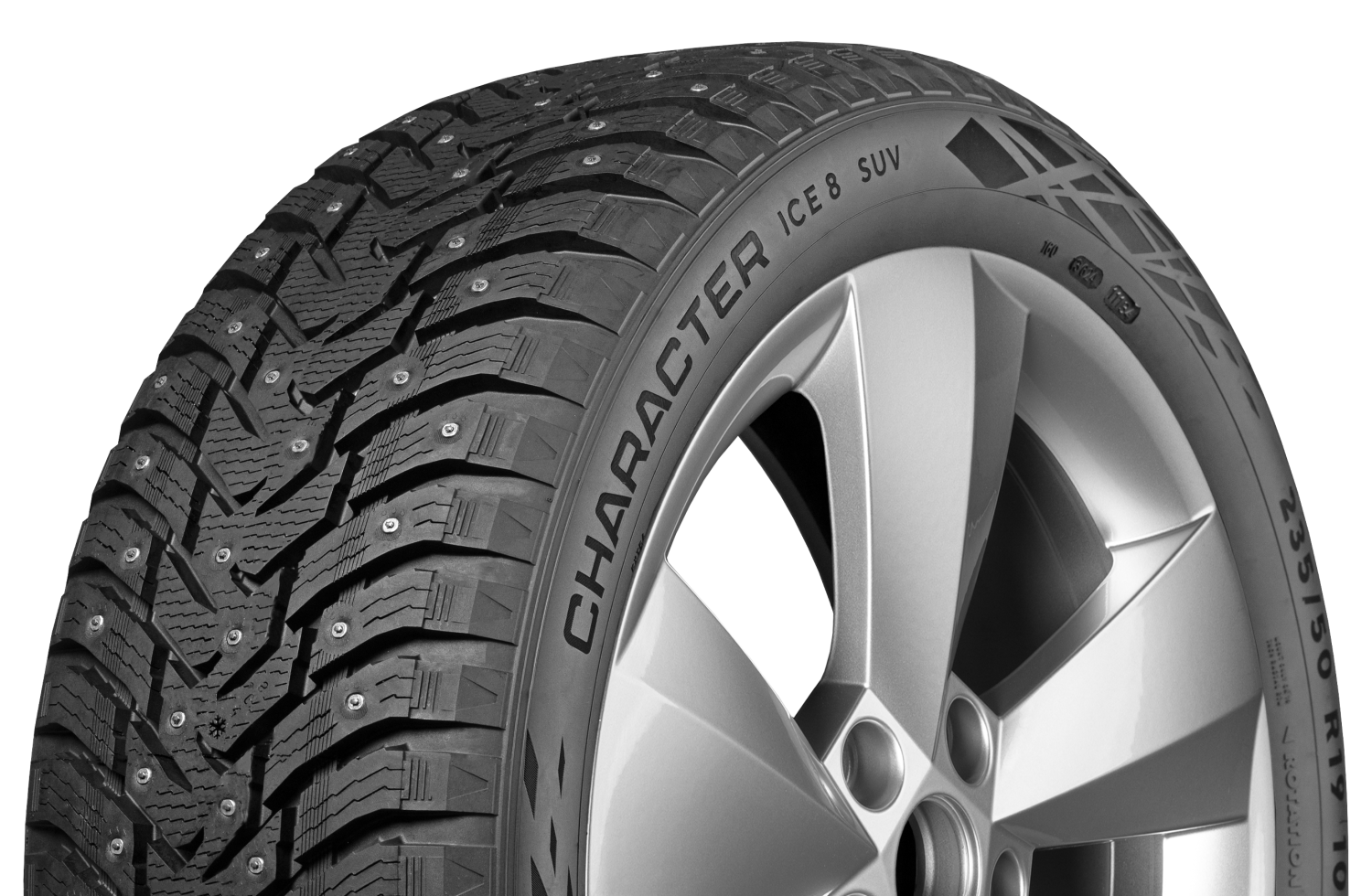 Шина IKON Tyres 235/65 R18 110T XL Character Ice 8 SUV Studded (Nordman 8 SUV) шипованные TS78088
