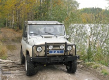 Бампер передний силовой KDT УАЗ Hunter  0701