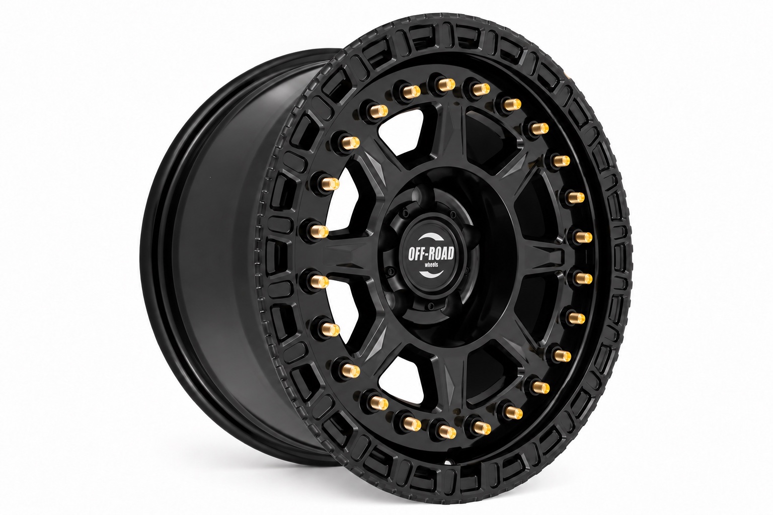 Фото колёсного диска: Диск JEEP литой черный глянцевый 5x127 8,5xR18 d71,6 ET-0 (продаются по 4 шт.) FFL85643-1885-52707GRB-00