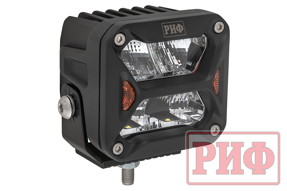 Светодиодная фара водительского света РИФ 82x78x76 мм 20W LED W0320D-OL