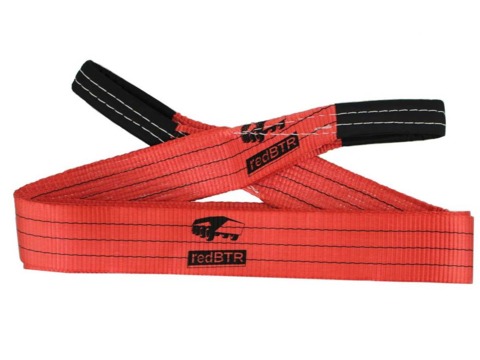 Стропа корозащитная "redBTR" 7,5 см x 3 м, 6 тонн (красная)
