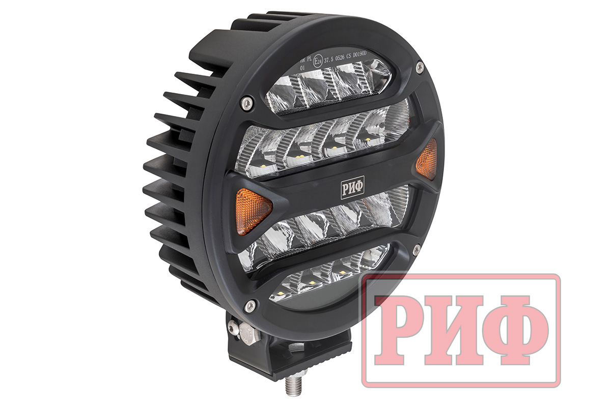 Светодиодная фара водительского света РИФ 178 мм 90W LED D0190DE