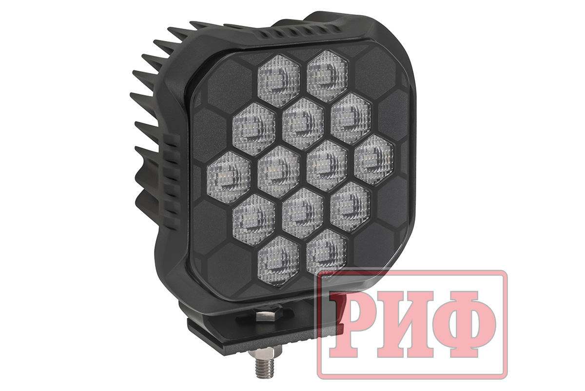 Светодиодная фара рабочего света РИФ 112x112x50 мм 90W LED W1390-HF