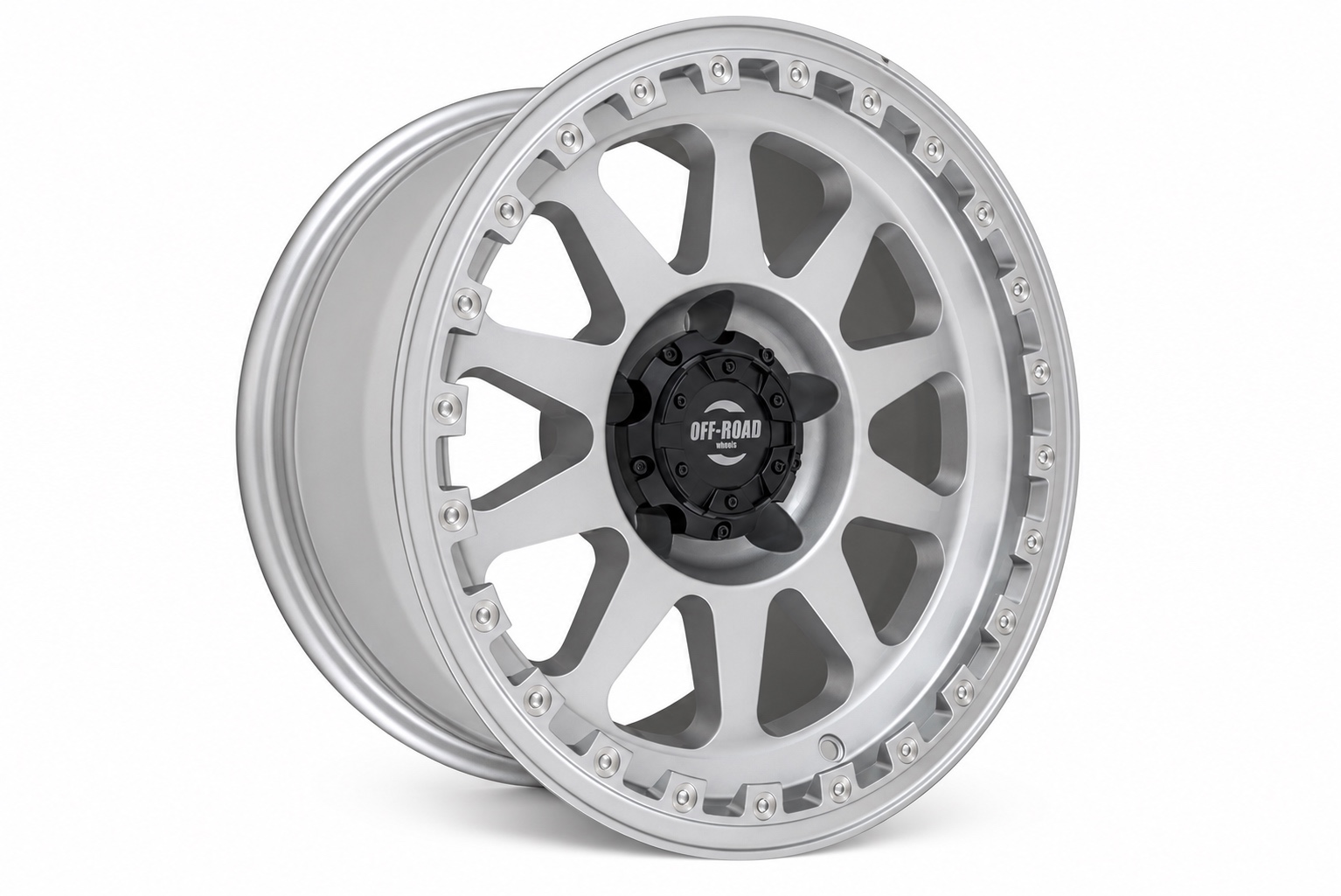 Фото колёсного диска: Диск УАЗ литой серебристый 5x139,7 8,5xR17 d110,5 ET-12 (продаются по 4 шт.) FF2115-178553910WB-12