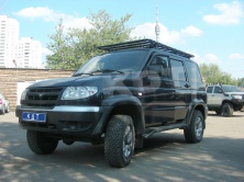 Багажник-площадка экспедиционный алюминиевый KDT 06072L УАЗ Патриот
