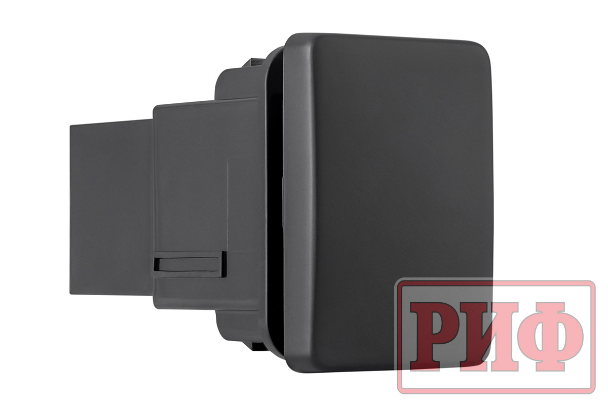 Кнопка ВКЛ/ВЫКЛ, голубой, TOYOTA 32x22 (под гравировку) RIF22-1-7134604