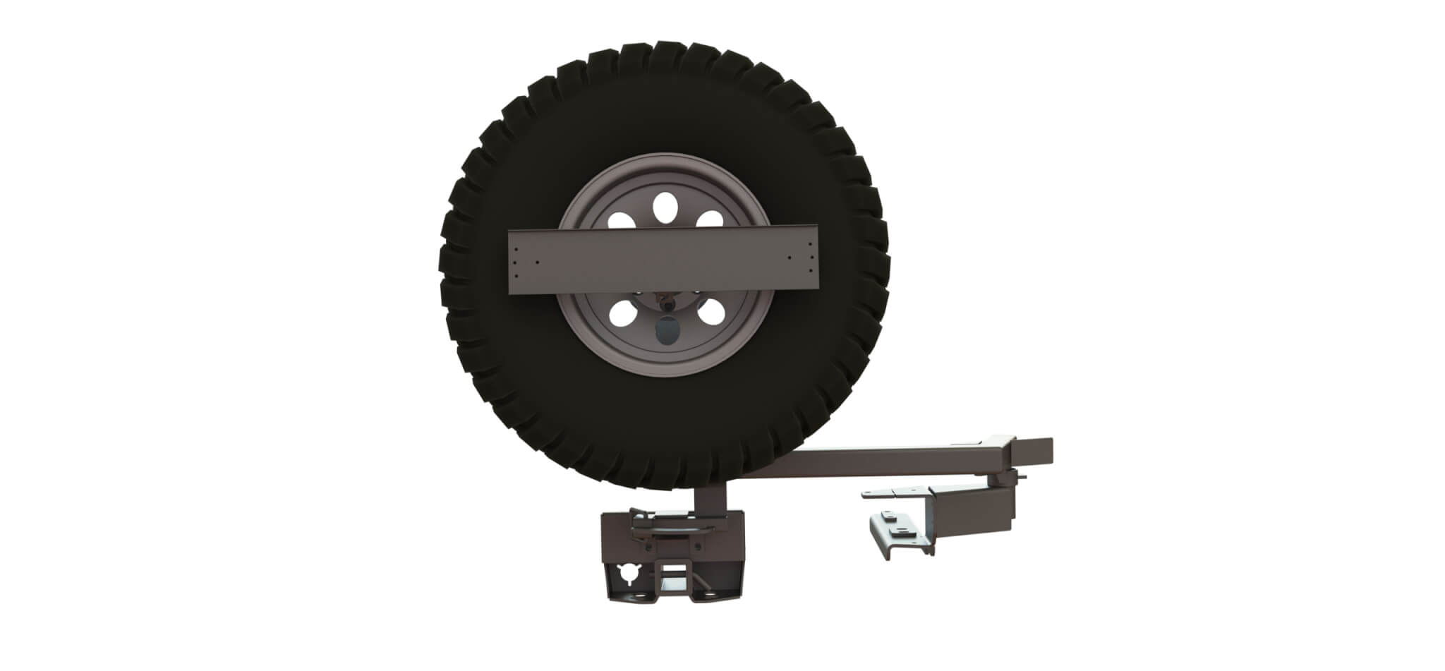 Калитка в штатный бампер Toyota Land Cruiser Prado 150 с квадратом под фаркоп STC-TLCP150-G