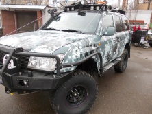 Пороги силовые KDT Toyota Land Cruiser 105   03033
