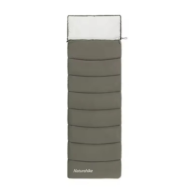 Мешок спальный Naturehike Lingdong, 225х75см, (ТК: +2C), (правый), зеленый CNK2300SD016-LD350AGR