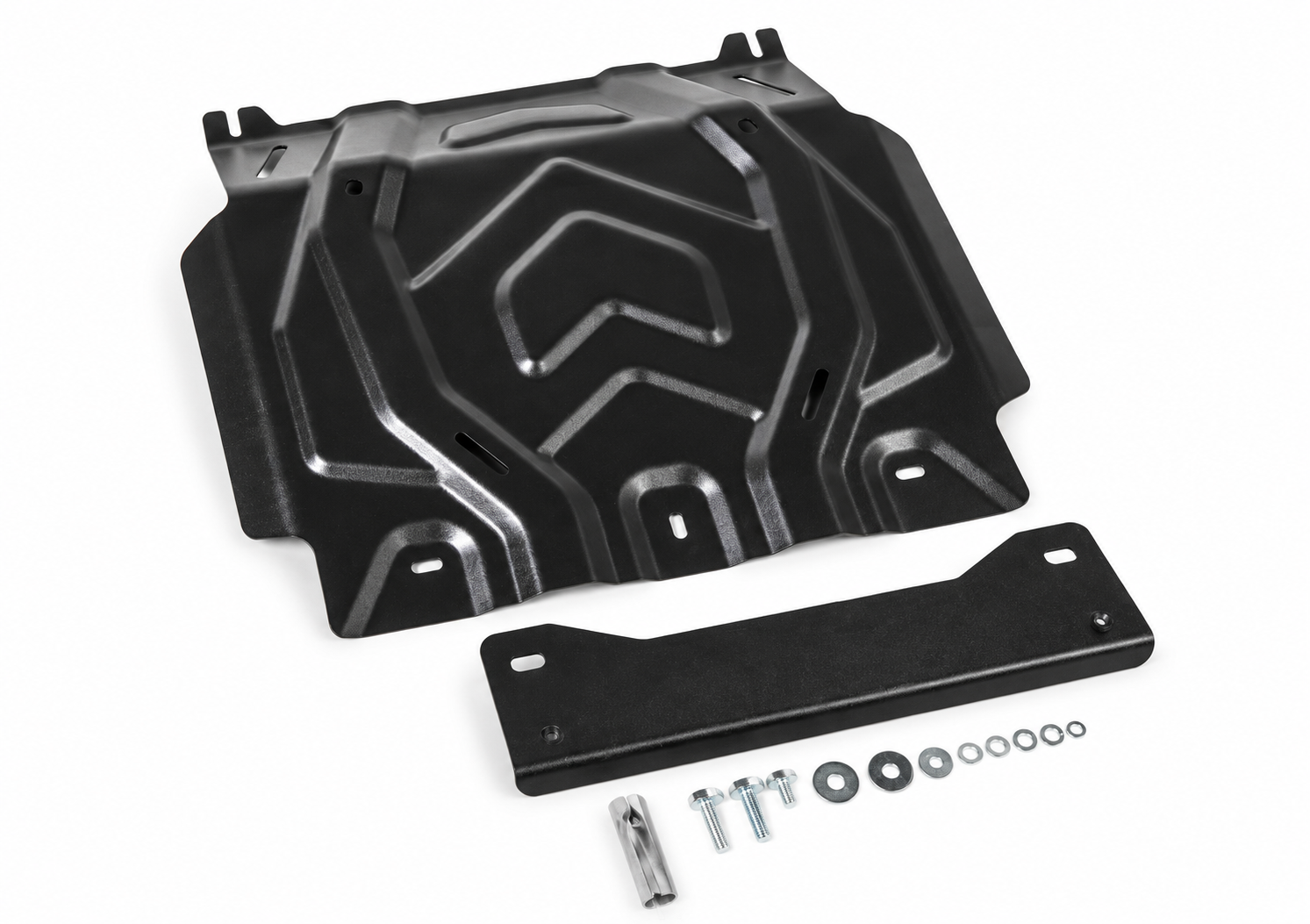 Фото для каталога: Защита картера Rival Fiat Fullback 2016-/ Mitsubishi L200 2015-/ Mitsubishi Pajero Sport 2016- 111.4041.2