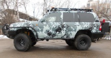 Багажник-площадка экспедиционный алюминиевый KDT Toyota Land Cruiser 105/100   03072L