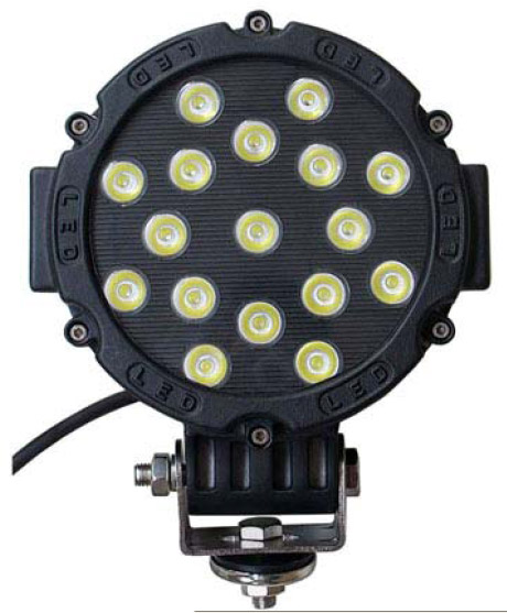 Светодиодная фара дальнего света РИФ 202 мм 51W LED SM-2012P