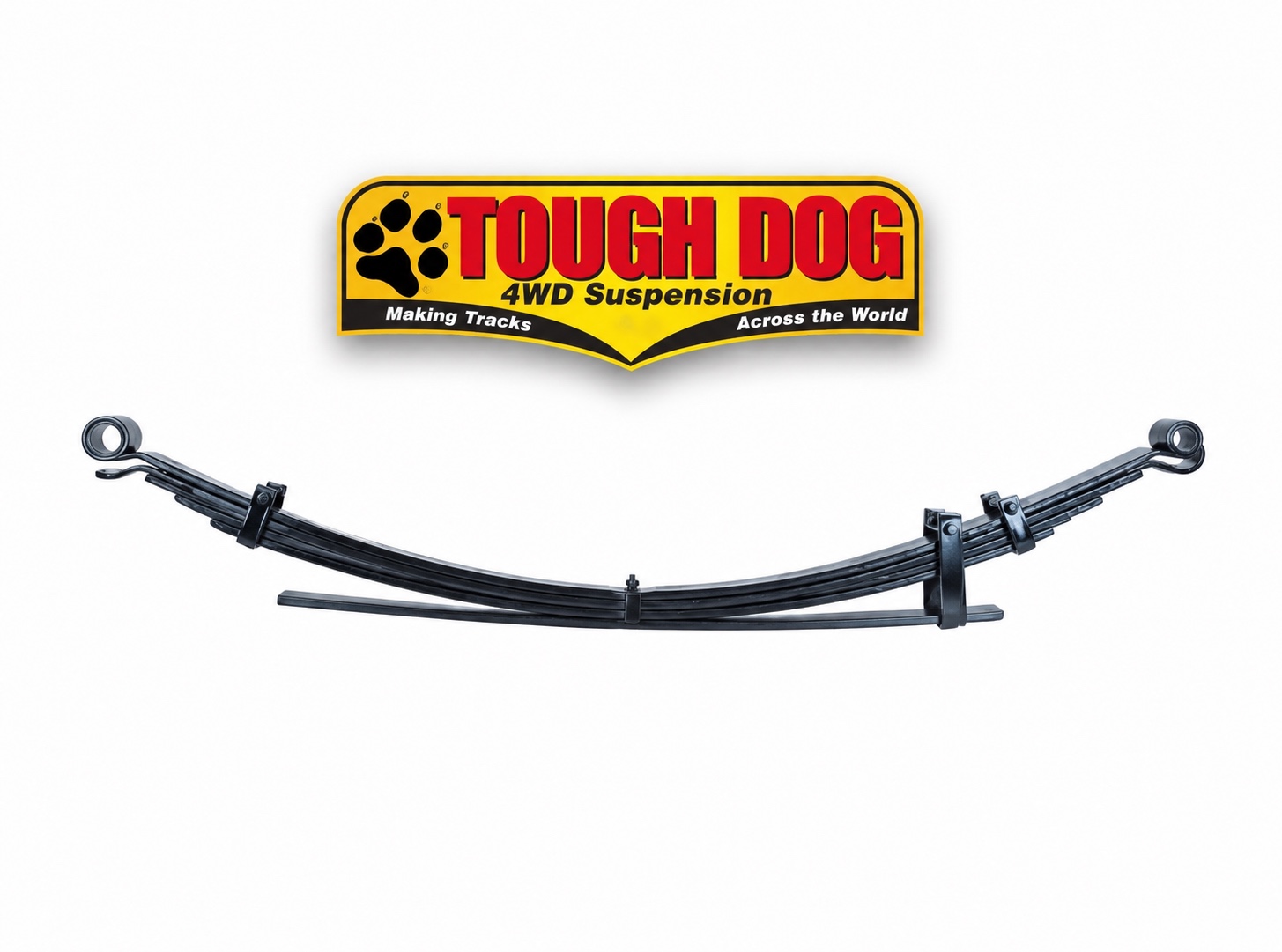 Фото товара: Рессора задняя Tough Dog для TOYOTA Hilux Revo 2015+ лифт 40мм, постоянная нагрузка 300 кг к ПСМ T81L