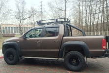Багажник экспедиционный алюминиевый KDT  Volkswagen Amarok 25071L