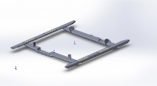 Пороги силовые KDT 25033 Volkswagen Amarok 25033