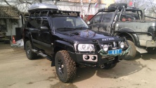 Багажник-площадка экспедиционный алюминиевый KDT Nissan Patrol 05072L 