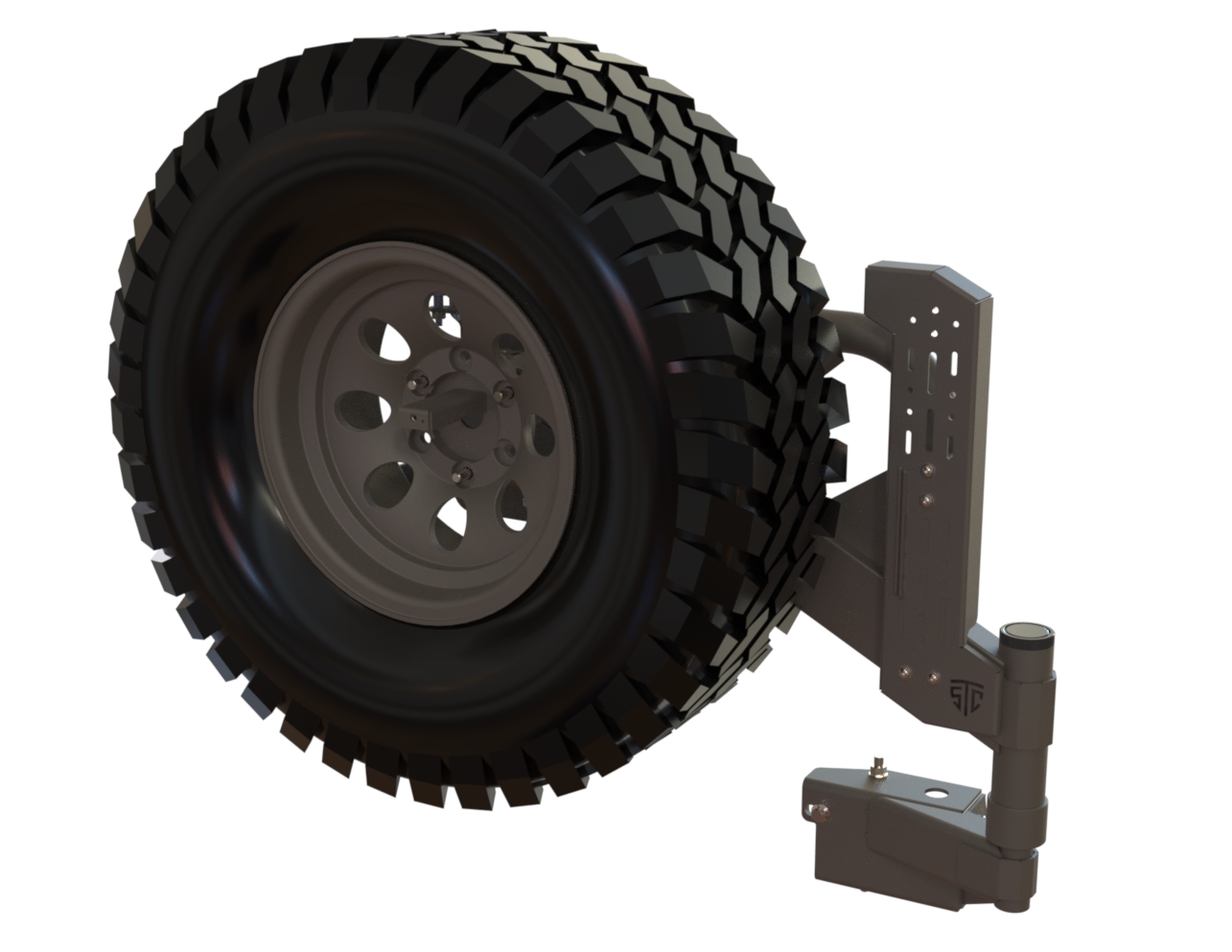 Калитка в задний бампер Tank 300 УСИЛЕННАЯ STC-T300/21-G-HD