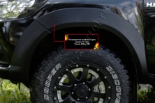 Расширитель колёсной арки передний правый, вынос 25мм Русская артель Toyota Hilux 2015-2018 (VIII дорестайлинг)  RT-061020