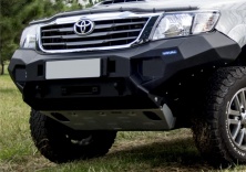 Бампер силовой передний AL без ПТФ RIVAL Toyota Hilux Vigo 2011-2015  2D.5707.1.B-NL