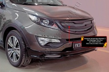 Решетка радиатора Вариант 2 с черной сеткой Русская артель KIA Sportage  RRKS-006250