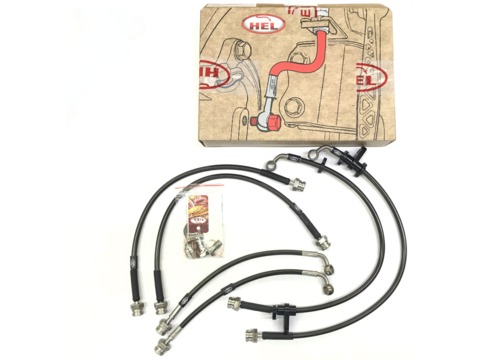Toyota Land Cruiser 100 2006- (Лифт 50 мм). Комплект из 6 армированных тормозных шлангов TOY-6-203-50