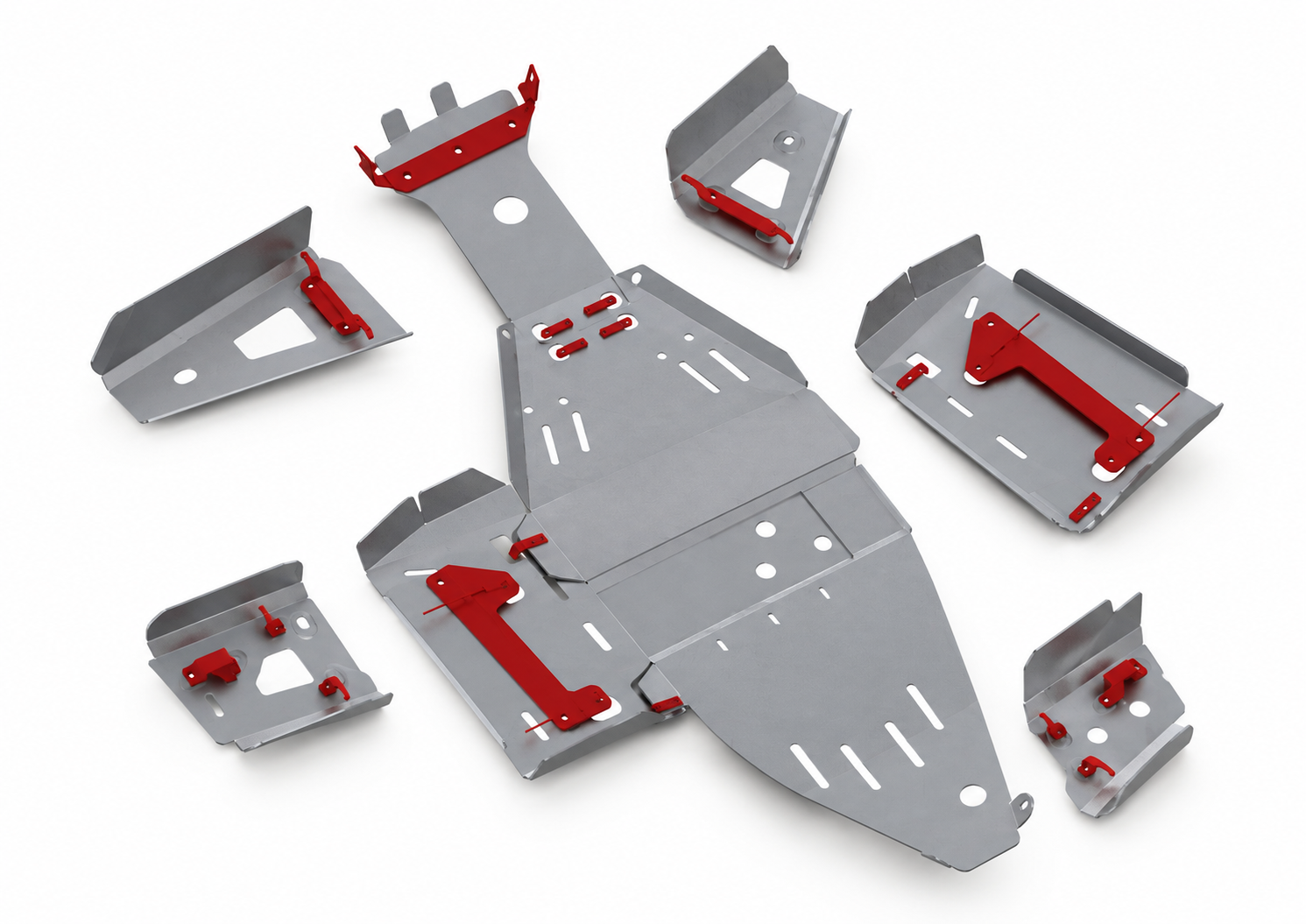 Фото для каталога: Комплект защит Polaris Scrambler ATV 1000 Rival 444.7423.1