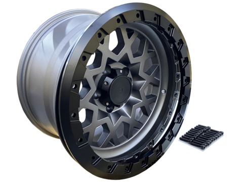 Диск литой с бедлоком Black Rhino 17x9, 5x127, ET-12, D71.56 1899B-179021GICB3