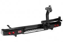 Бампер задний с фонарями и калиткой, без фаркопа РИФ Toyota Hilux 2005-2014  RIFVIG-20250