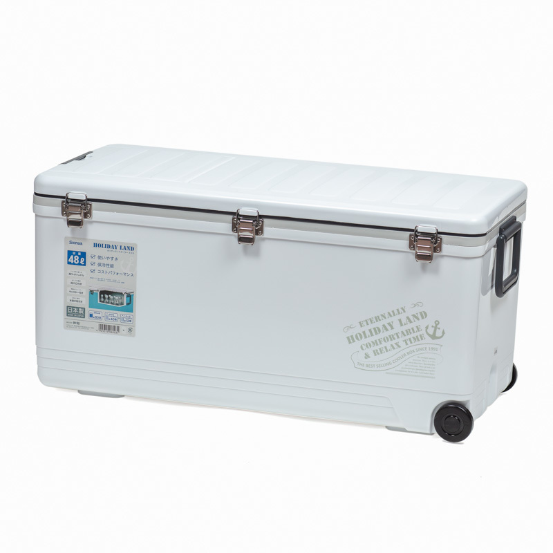 Термобокс SHINWA Holiday Land Cooler 48H белый  HLC-48H-W