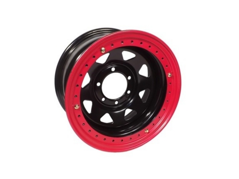 Диск штампованный черный с бедлоком 6x139.7 16х8 D110 ET-19   1680-63910BL-19-BDL