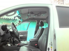 Консоль потолочная для установки р/c Toyota Hilux , вырез под р/c 140х40 мм, серая  291