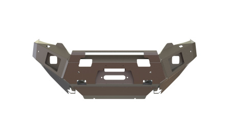 Бампер передний Toyota Land Cruiser Prado 150 2009-2013 REVO под балку и ПТФ STC-TLCP150-BFR-C1-L1L4