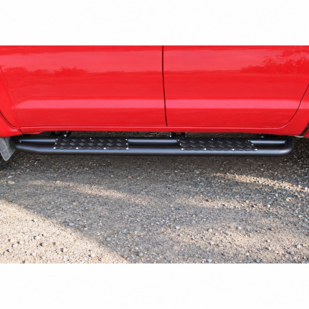 Фото изделия: Силовая защита штатных порогов без крепежа Rival Toyota Hilux Vigo 2011-2015 2D.5709.1.1 — изображение 1