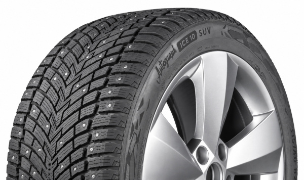 Фото покрышки: Шина IKON Tyres Autograph Ice 10 SUV 265/65 R18 116T XL шипованные TS78177