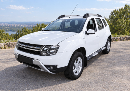 Фото изделия: Алюминиевые пороги Rival Renault Duster/ Nissan Terrano 2014- R.4703.013