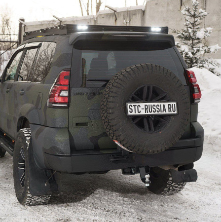 Бампер задний Toyota Land Cruiser Prado 120 калитка центр STC-TLCP120-BR-C1