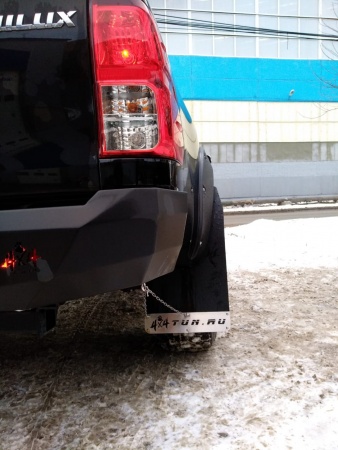 Брызговики универсальные для внедорожников. Комплект 2шт 4x4tun-b2