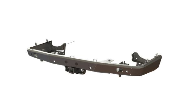 Бампер задний Toyota Land Cruiser 200 2015-2021 под ПТФ STC-TLC200/15-BR-L3