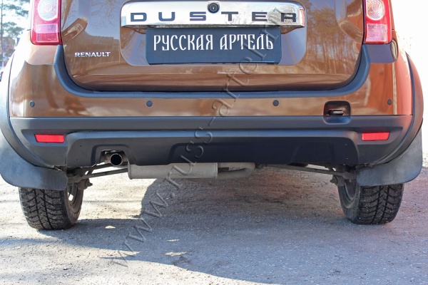 Накладка заднего бампера (аэродинамический обвес) Русская артель Renault Duster 2010-2014  NRD-007802