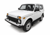 Фото изделия: Порог-площадка Black + комплект крепежа Rival Lada 4x4 F128ALB.6004.1 — изображение 2